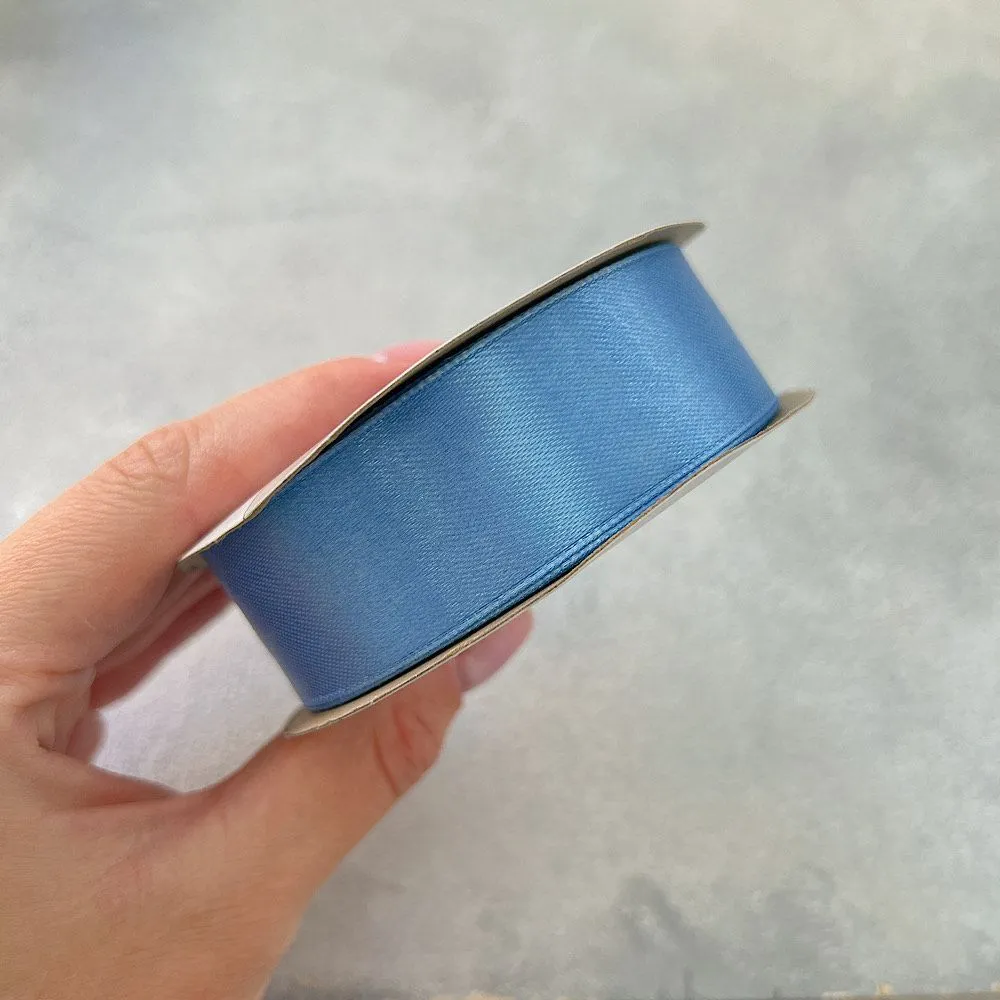 Лента атласная Голубая 6149 шир-24 мм