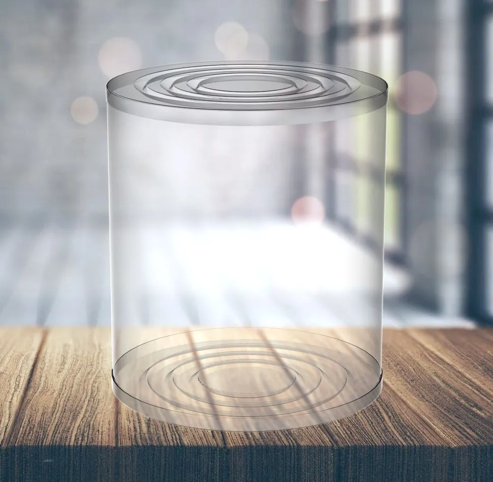 Тубус пластиковый, САМОСБОРНЫЙ d 20 см h 22 см