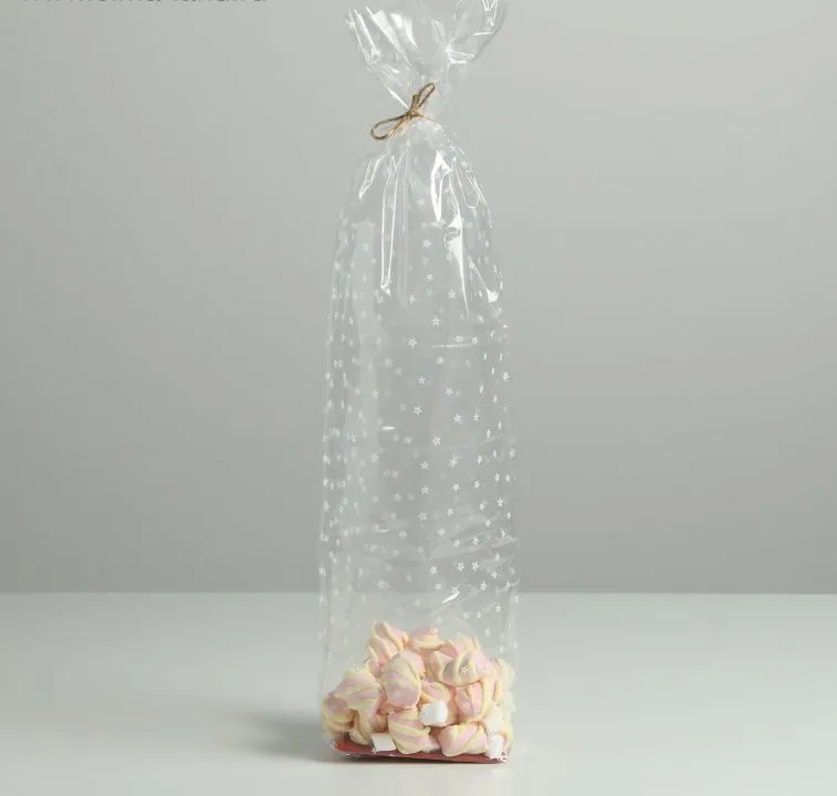 Пакет "Подарочный, С РИСУНКОМ" с жёстким дном, 7х11х50 см