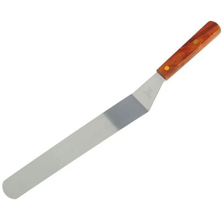 Лопатка-палетка с деревянной ручкой изогнутая 34х3,7 см