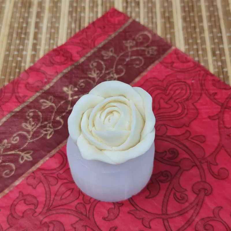 Силиконовая форма молд 3D "Цветок Роза Чайная" №154