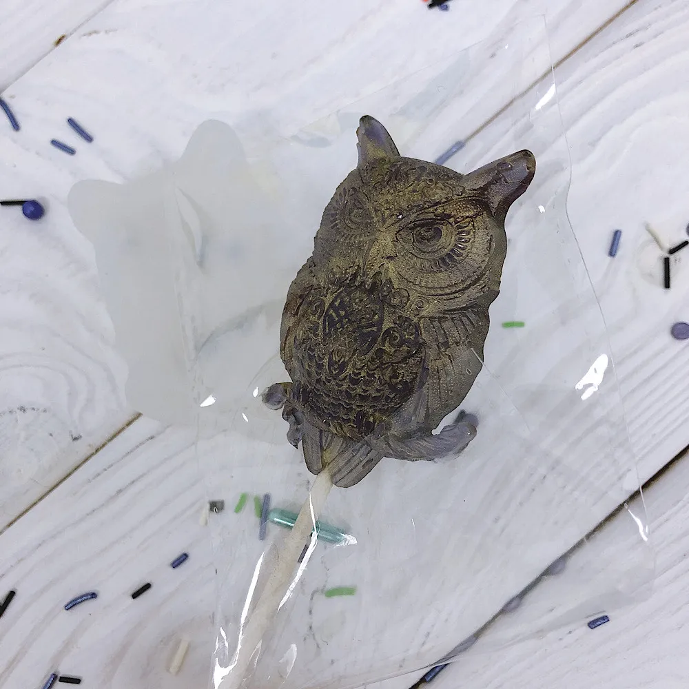 Силиконовая форма Сова 7х4х1,5 см