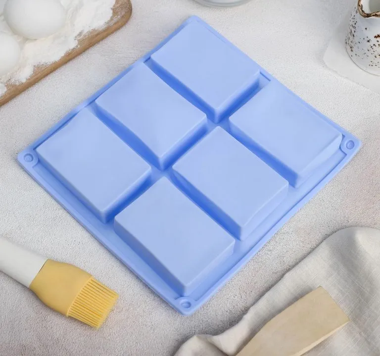 Форма силиконовая "Прямоугольник", 23,5х21,5 см, 6 ячеек