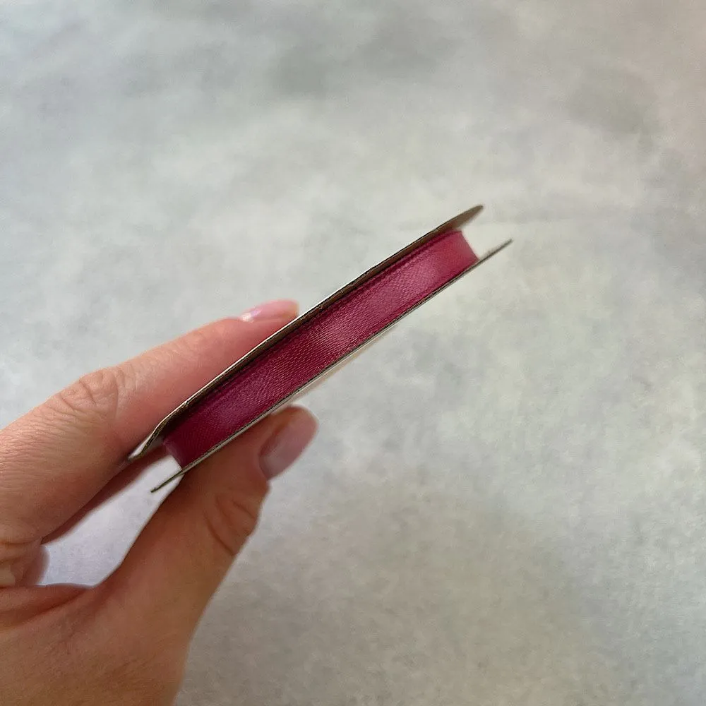 Лента атласная "Розовая-6050" шир-6 мм