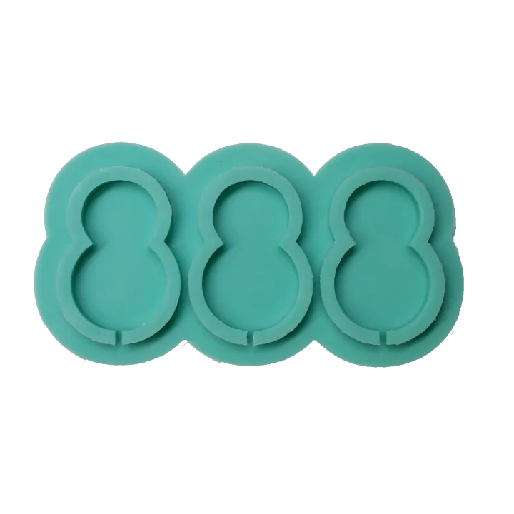 Форма силиконовая для леденцов  "Цифра Восемь/тройная"