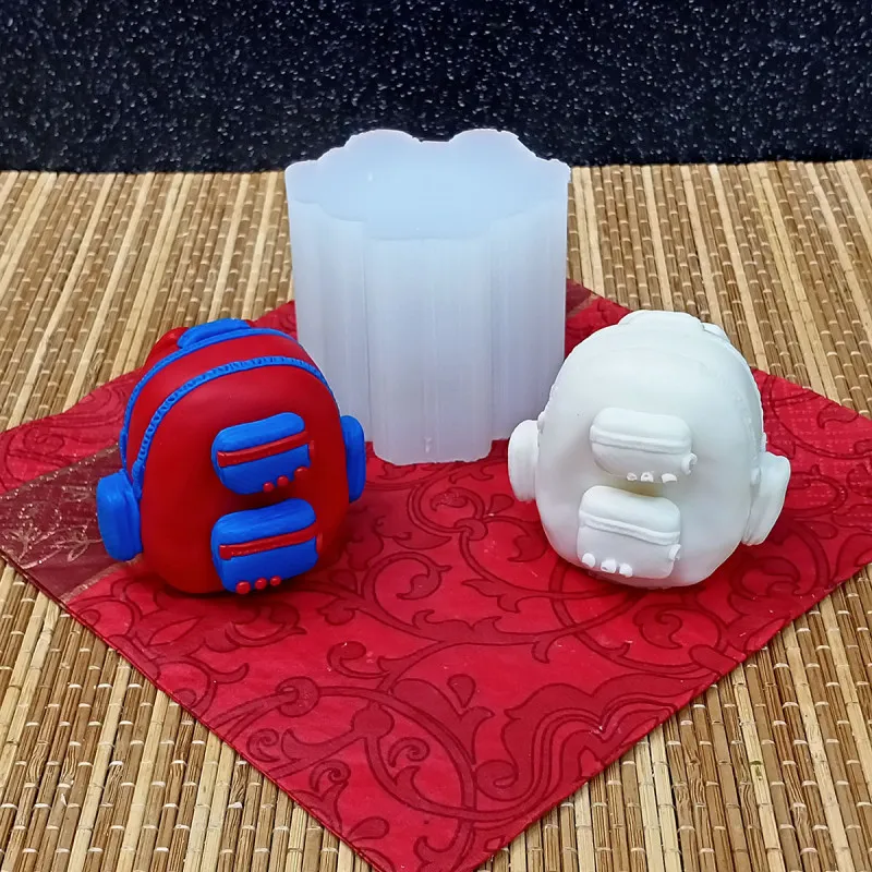 Силиконовая форма молд 3D Школьный рюкзак 817