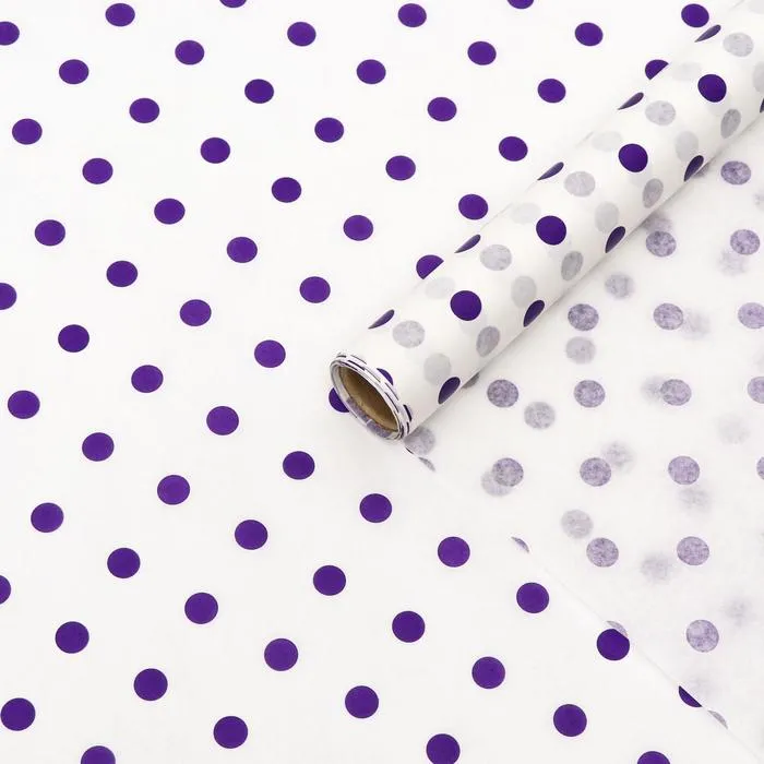 Бумага силиконизированная Горох 0,38х5 м