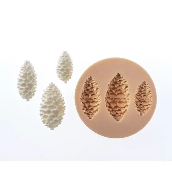 Силиконовая форма молд Шишки Еловые 947