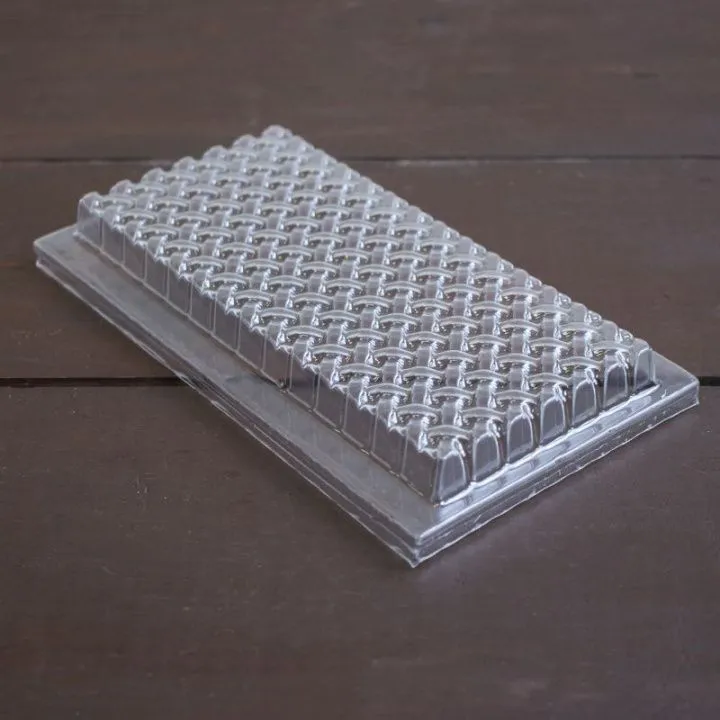 Форма для шоколада "Плитка рогожка №26", (пластик)