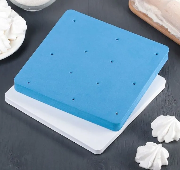 Набор матов для моделирования и сушки цветов из мастики 20х20х3,5 см, 2 шт