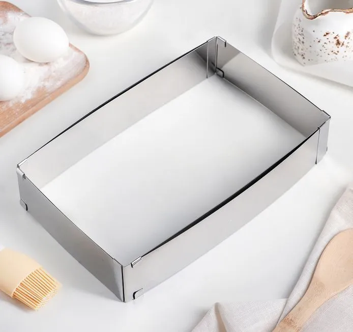 Форма для выпечки разъемная Прямоугольник 15х25-27х48 см h-5 см