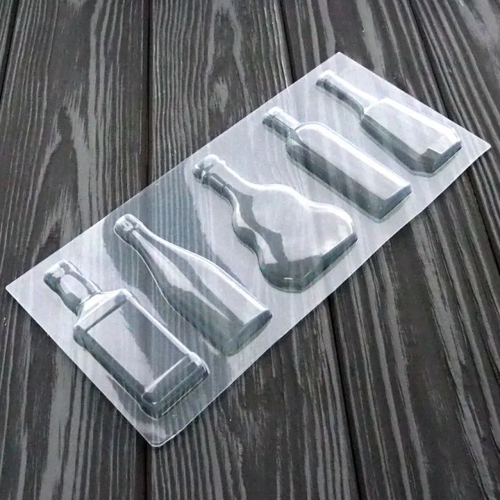 Форма для шоколада "Бутылки" (пластик)