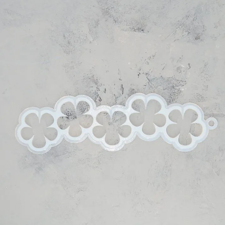 Силиконовая форма для леденцов Цветок №374 6 см