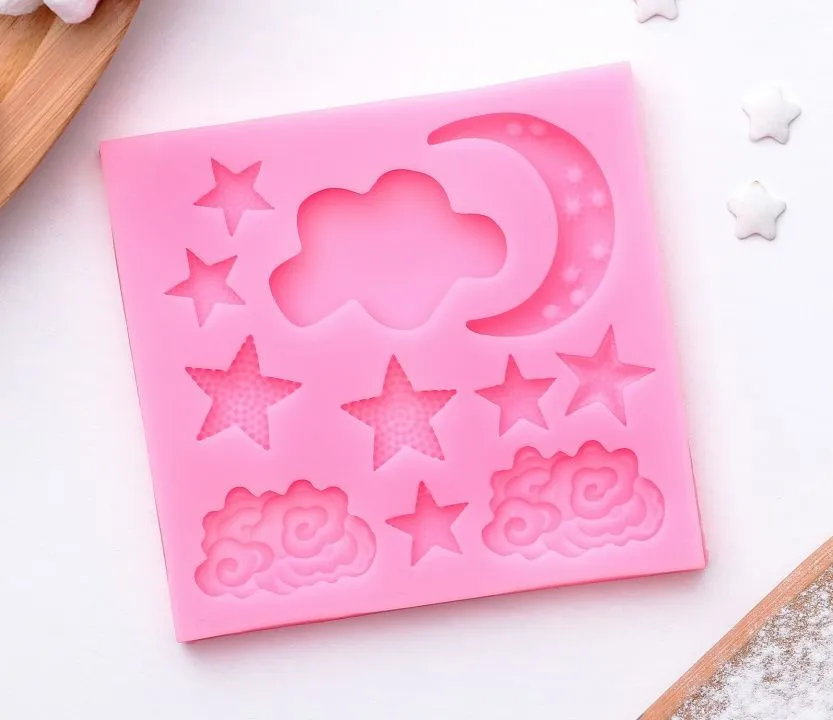 Силиконовая форма молд Ночь 8,3х7,8 см