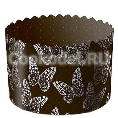 Формы для кулича "Бабочки", 110х85 мм, 10 шт