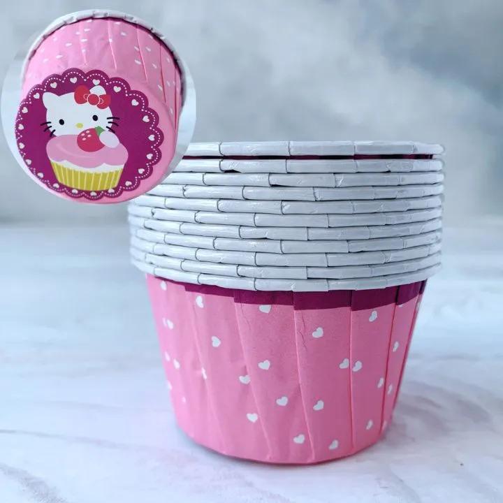 Форма/капсула бумажная "Китти" (10 шт) 50х40 мм