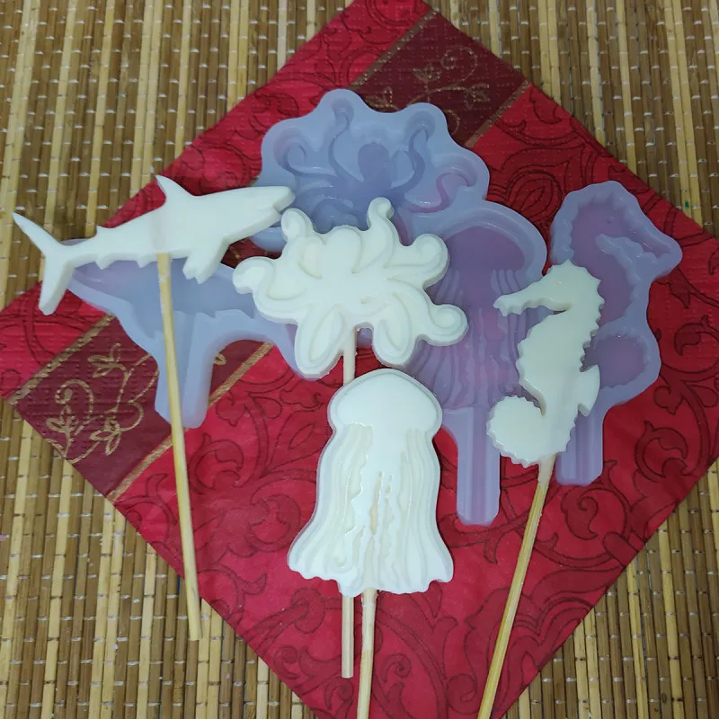 Силиконовая форма Морской мир №2 №75