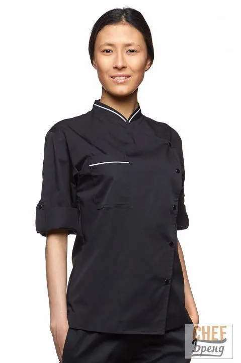 Китель женский ЧЕРНЫЙ, размер 48