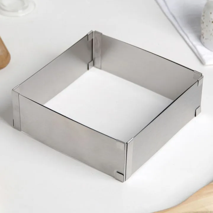 Форма разъемная "Квадрат" 16-28 см (высота 5 см)