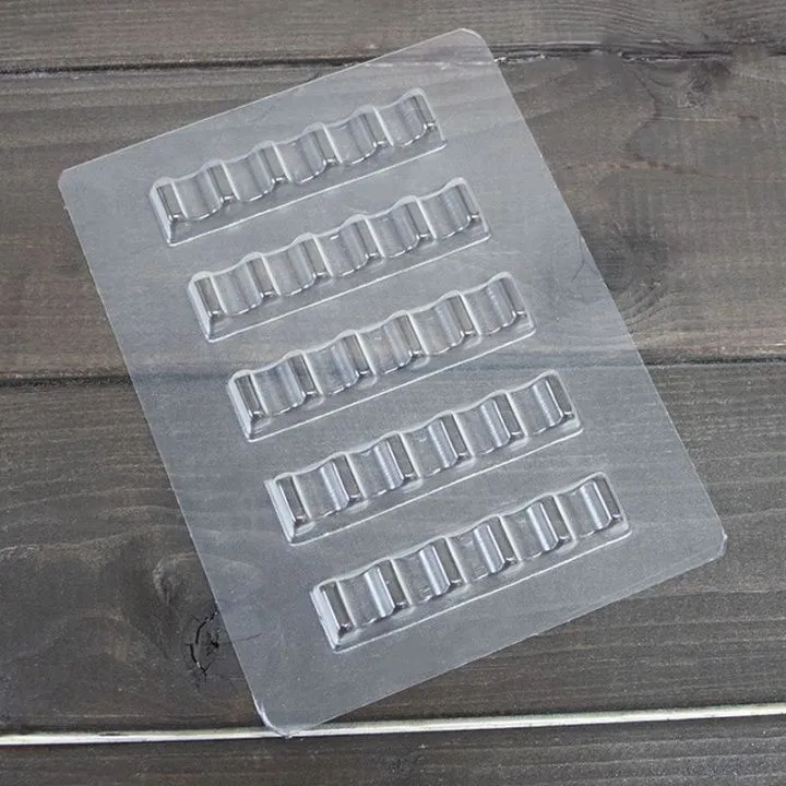 Форма для шоколада "Плитка 37" (пластик) 5 ячеек