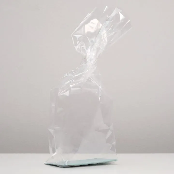 Пакет подарочный с жестким дном "Подарочный БЕЗ РИСУНКА", 11х17х55