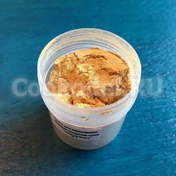 Сухой блестящий краситель Золотое сияние 5 гр