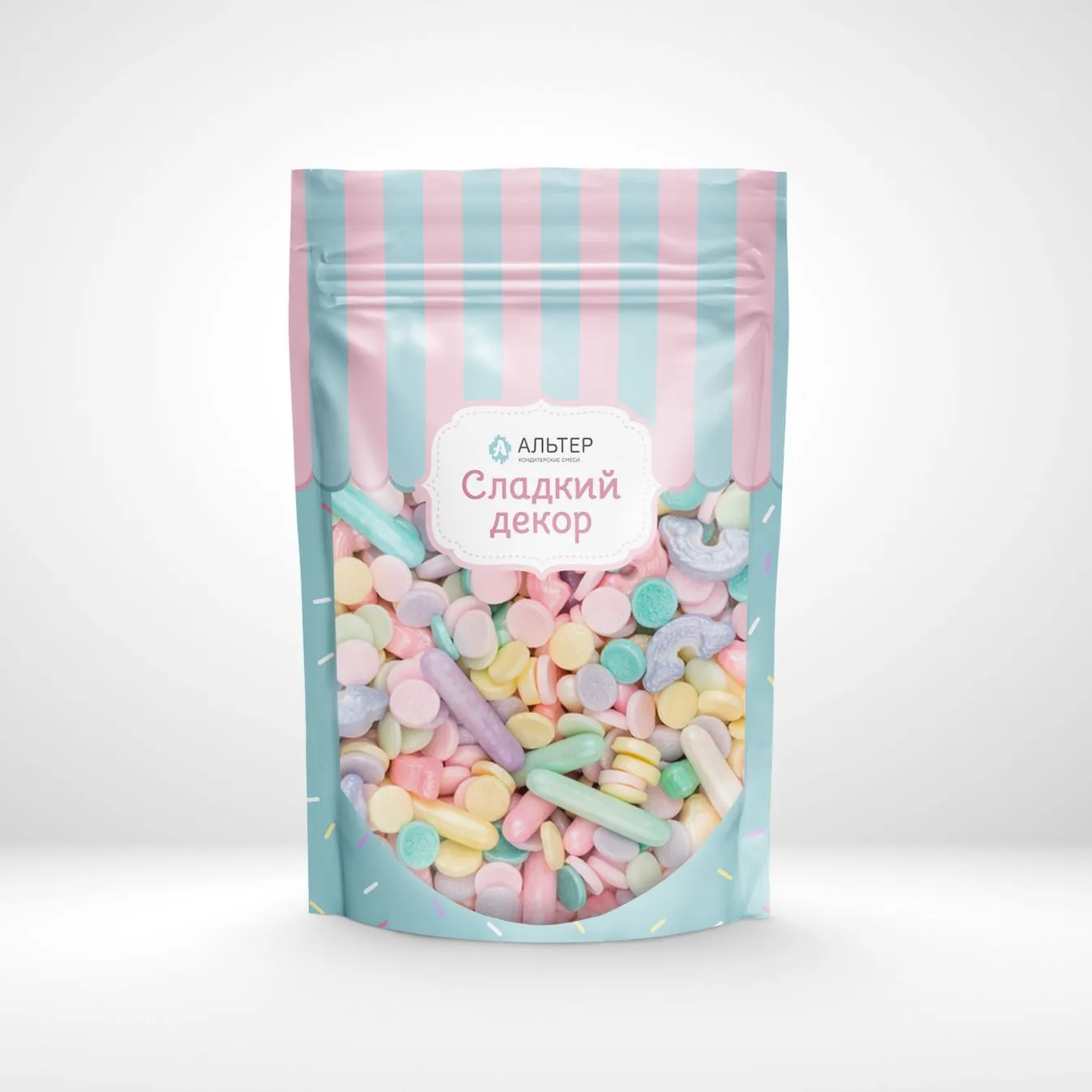 Посыпка Альтер сладкий декор "Радуга в конфетти", 50 гр
