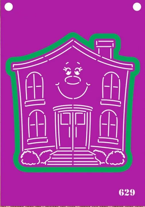 S Трафарет+форма "Детский сад" 629