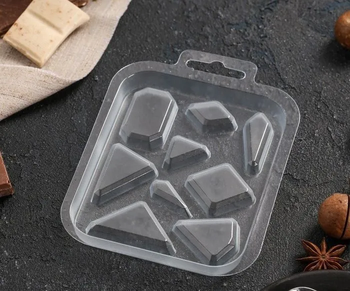 Форма для шоколада Шоко кристаллы (пластик)