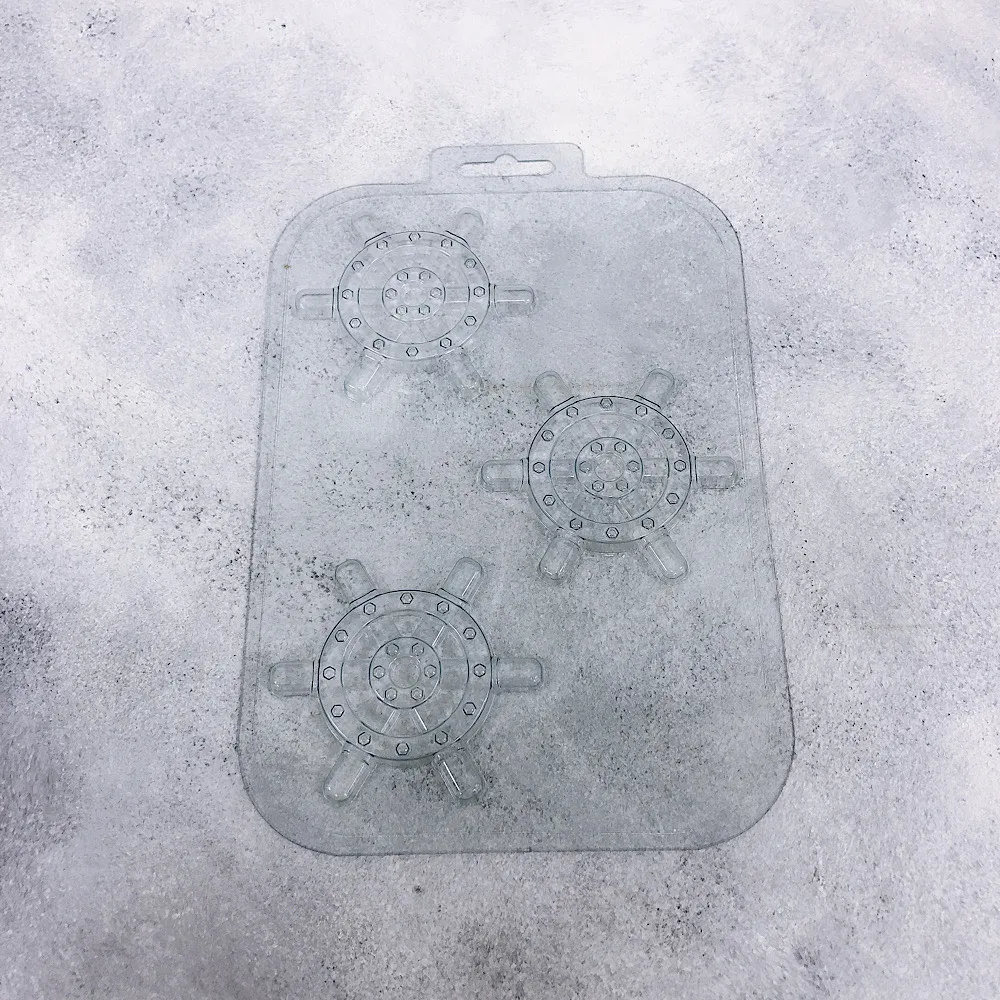 Форма для шоколада Штурвал 3 шт (пластик)