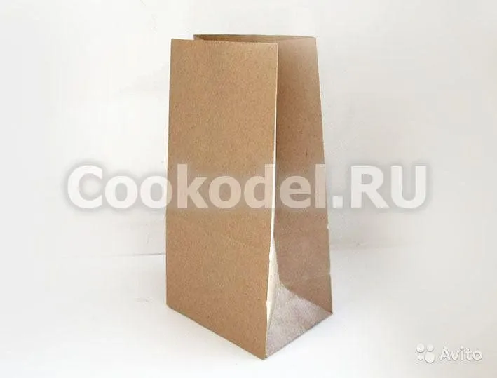 Крафт пакет без ручки 10 шт 220х120х290мм
