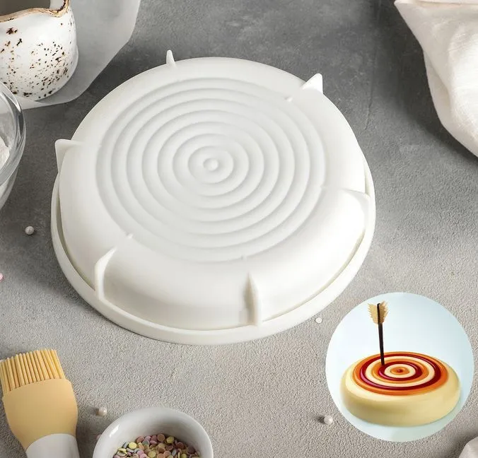 Форма для выпечки и муссовых десертов "Орбита", 18х18х4.8 см