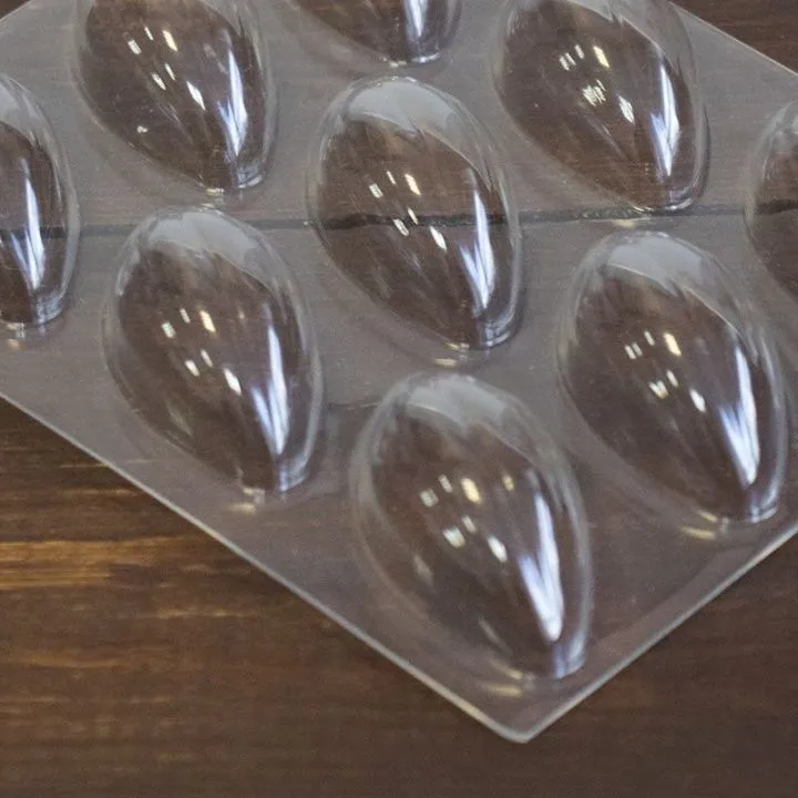 Форма для шоколада "Мини Какао-бобы" (пластик) 8 ячеек