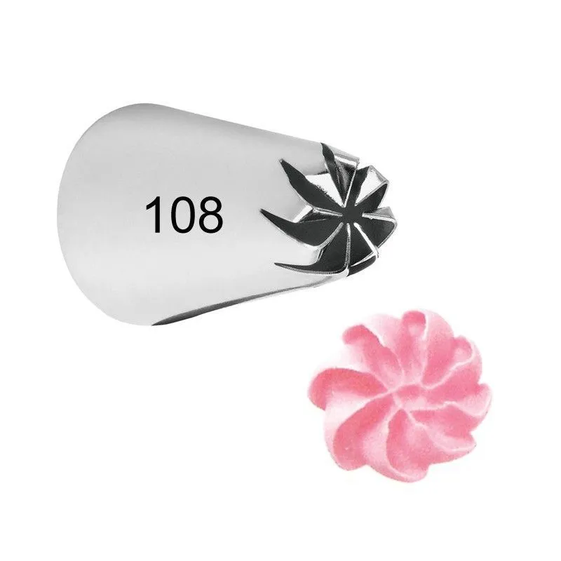 Насадка Кондитерская Закрытая звезда витая 108 малая