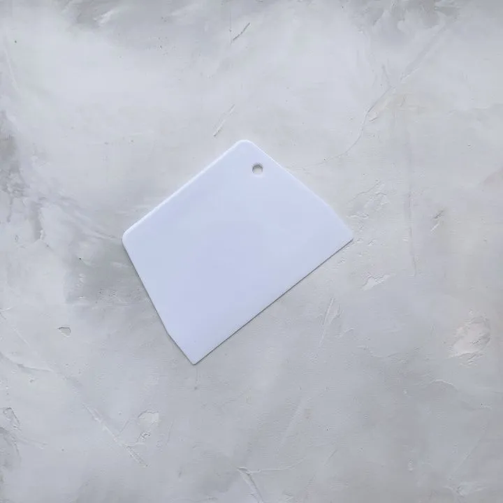 Шпатель кондитерский прямой "Малый" 13,5х9,5 см (пластик)