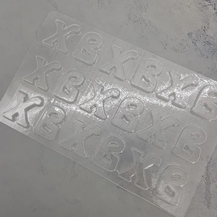 Форма для шоколада "ХВ", 9 шт (пластик)