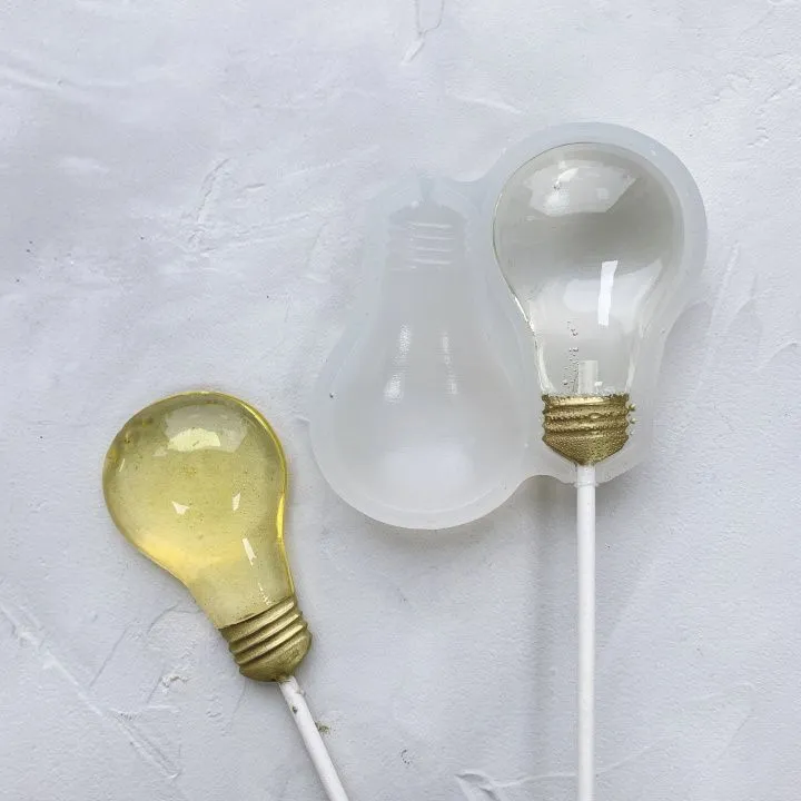 Силиконовая форма для приготовления леденца Лампочка №333