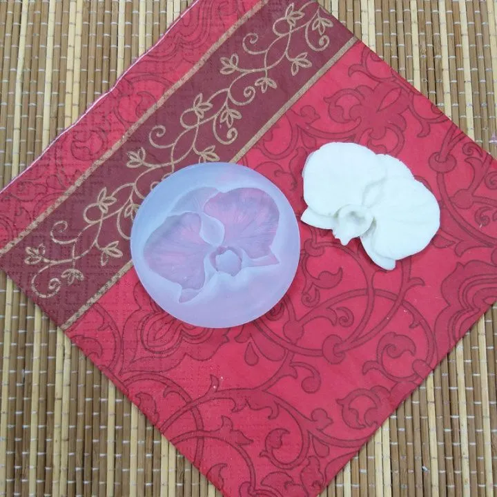 Силиконовая форма молд 3D Цветок Орхидея-мини №57