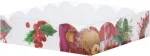 Коробка Новогодняя с пластиковой крышкой 20х12х3,5 см