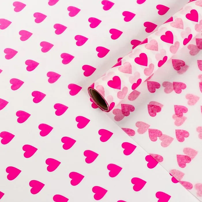 Бумага силиконизированная Сердце 0,38х5 м