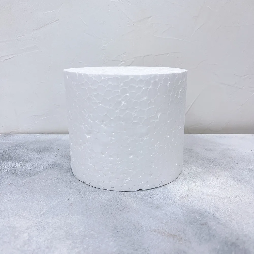 Фальш ярус для торта круг D-14 см H-12 см пенопласт