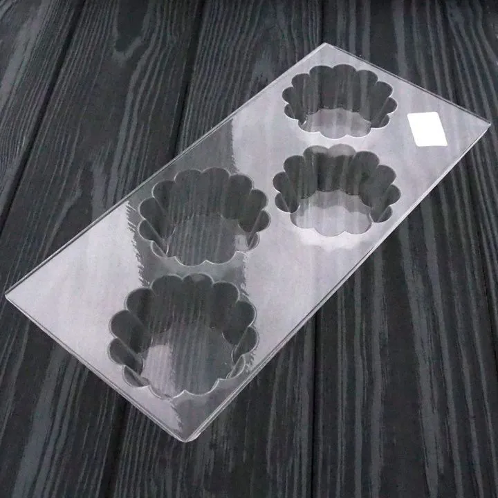 Форма для шоколада "Корзинка", (пластик), 4 шт