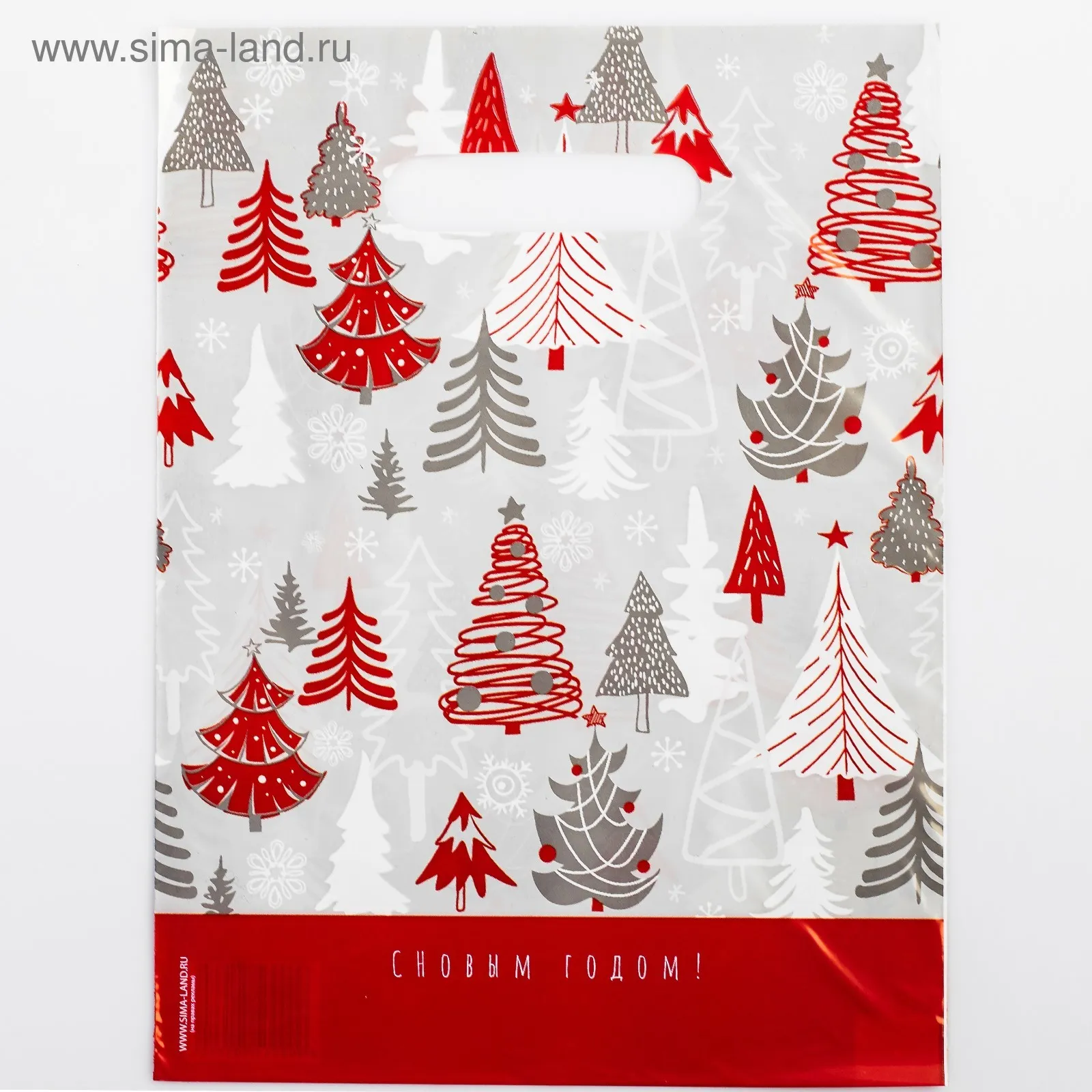 Пакет Лесок полиэтиленовый с вырубной ручкой 22,5х29,5 см 10 шт