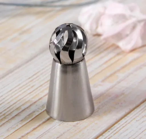 Насадка кондитерская Сфера Прорези изогнутые со звездочкой