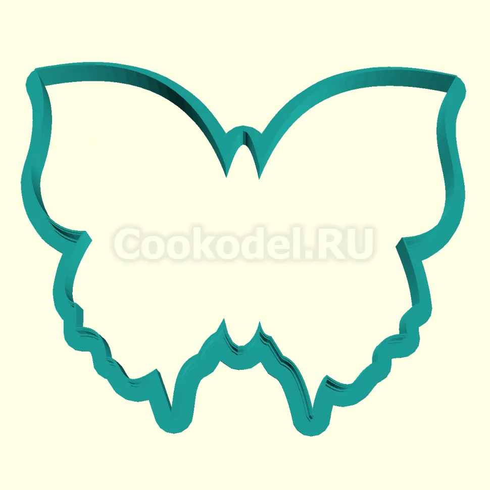 AL Форма Бабочка №2 (11 см)