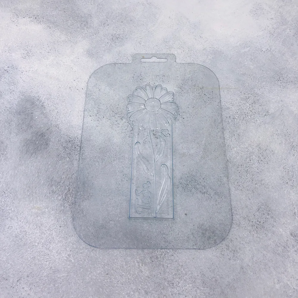 Форма для шоколада Плитка с ромашкой тебе (пластик)