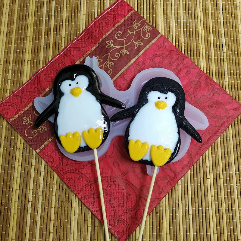 Силиконовая форма Пингвин №466