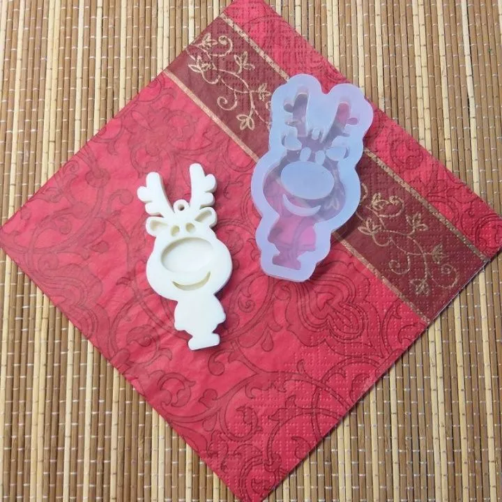 Форма силиконовая для шоколада Олень №220 8 см