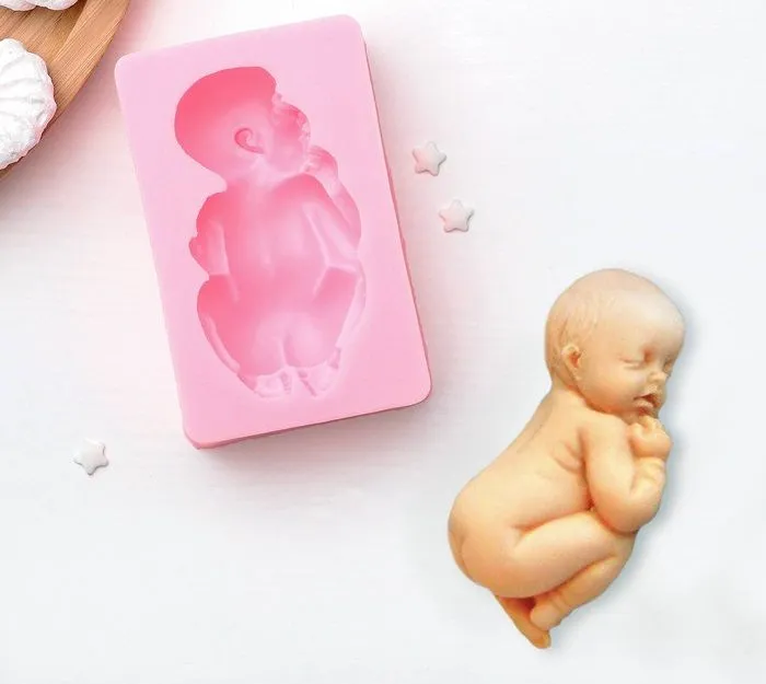 Силиконовая форма молд Пупсик 5,4х4,3 см