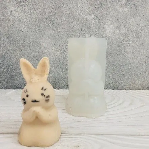 Силиконовая форма молд Зайчик, 7,5х4,3 см